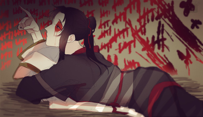 Обои картинки фото аниме, mo dao zu shi, the, untamed, неукротимый, повелитель, чэньцин, мосян, тунсю, mo, dao, zu, shi, магистр, дьявольского, культа