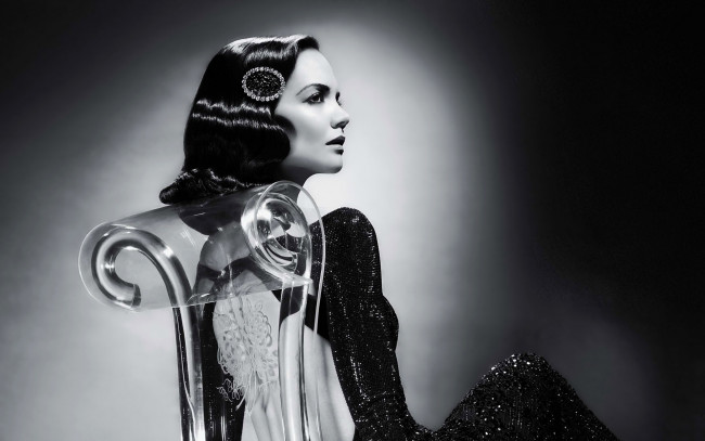 Обои картинки фото девушки, katie holmes, монохром