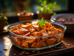 Картинка еда тыква запеченная