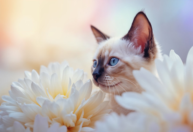 Обои картинки фото 3д графика, животные , animals, кот, кошка