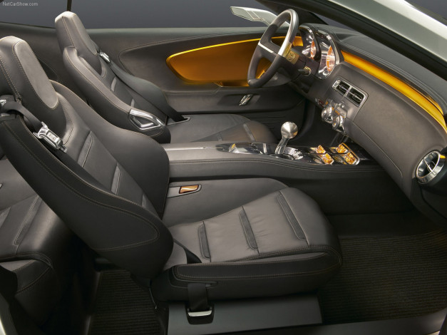 Обои картинки фото chevrolet, camaro, concept, 2006, автомобили, интерьеры