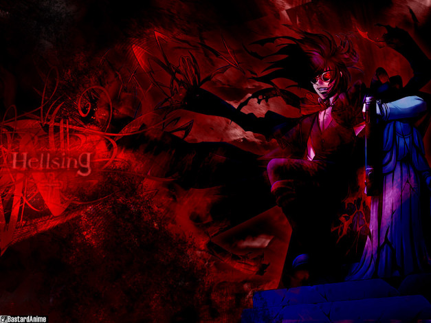 Обои картинки фото hellsing, аниме