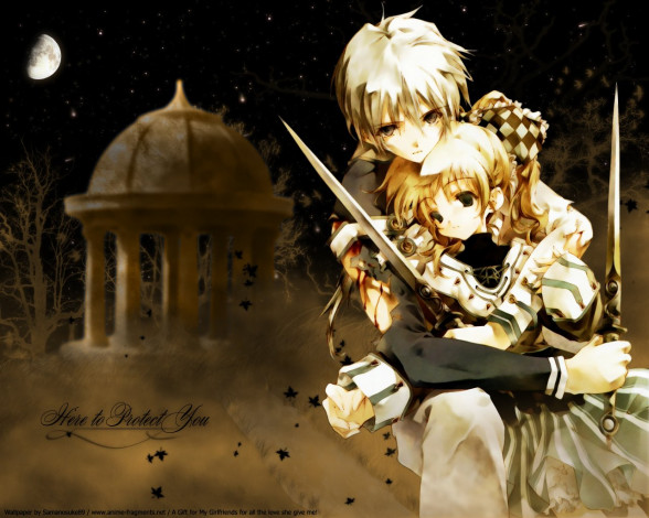 Обои картинки фото аниме, sumi, keiichi