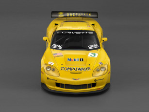 Картинка chevrolet corvette c6r автомобили