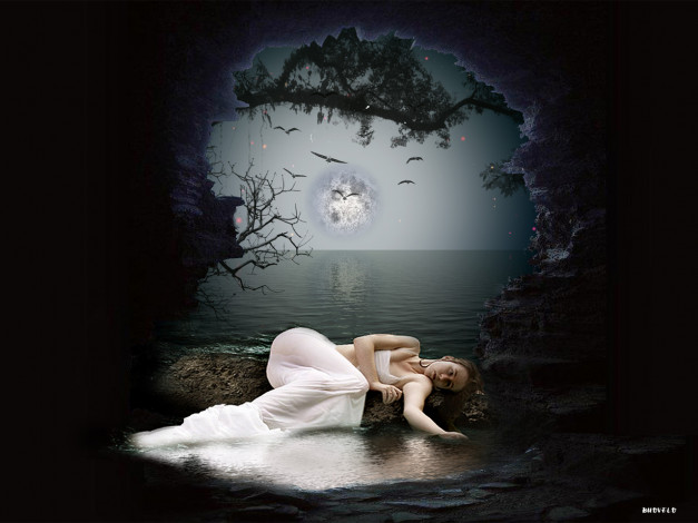 Обои картинки фото беглЯнка, фэнтези, девушки