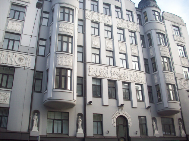 Обои картинки фото рига, улица, лачплеша, города, латвия