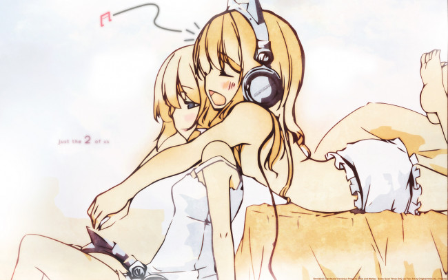 Обои картинки фото аниме, headphones, instrumental