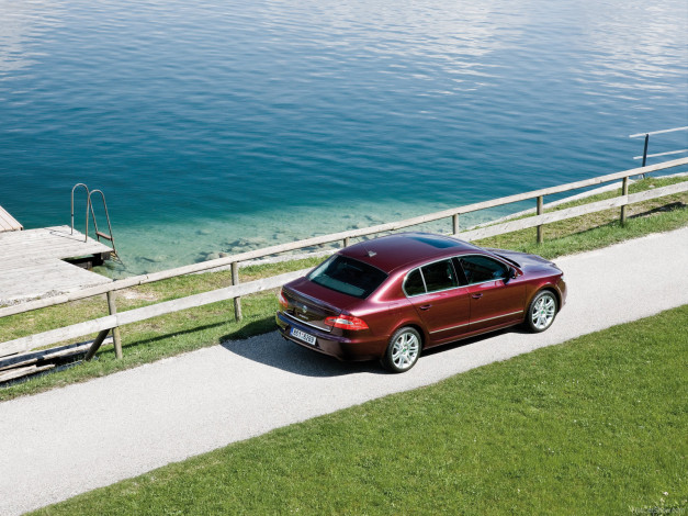 Обои картинки фото superb, автомобили, skoda