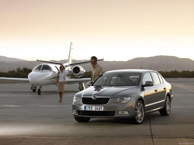Обои картинки фото superb, автомобили, skoda