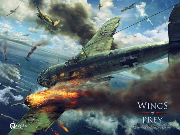 Обои картинки фото wings, of, prey, крылатые, хищники, видео, игры