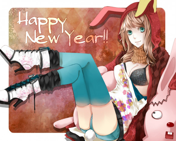 Обои картинки фото аниме, merry, chrismas, winter