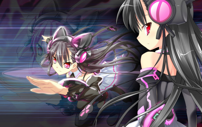 Обои картинки фото аниме, headphones, instrumental