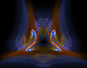 Картинка 3д графика fractal фракталы фрактал фон