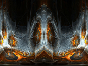 Картинка 3д графика fractal фракталы фон фрактал