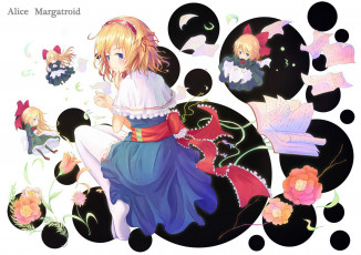 Картинка аниме touhou алиса магратроид