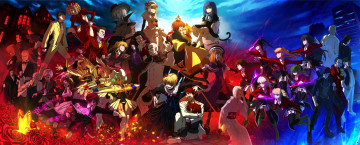 Картинка аниме umineko no naku koro ni персонажи