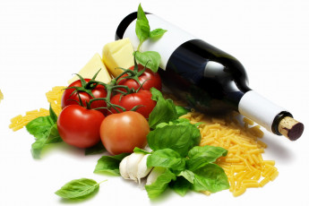 Картинка еда разное вино помидоры сыр томаты