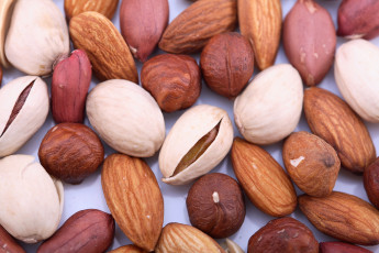 Картинка орешки еда орехи каштаны арахис фисташки миндаль фундук разные