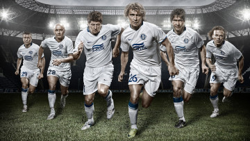 Картинка спорт футбол небо газон команда днепр биола