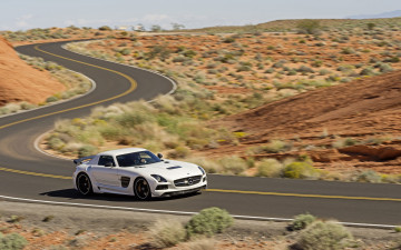 Картинка автомобили mercedes benz black series amg sls mercedes-benz