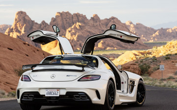 Картинка автомобили mercedes benz mercedes-benz sls amg black series