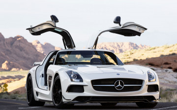 Картинка автомобили mercedes benz mercedes-benz sls amg black series