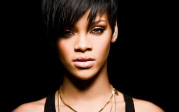 Картинка rihanna музыка певица лицо цепочки