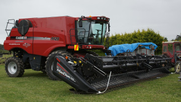 Картинка case+ih+9120+header техника комбайны комбайн