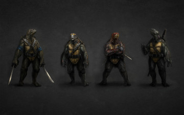 Картинка Черепашки+ниндзя фэнтези существа Черепашки ниндзя teenage mutant ninja turtles tmnt
