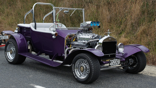 Обои картинки фото 1923 ford t bucket dragster, автомобили, выставки и уличные фото, ретро, классика, автомобиль