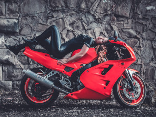 Картинка мотоциклы мото+с+девушкой bike woman