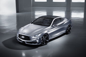 обоя автомобили, infiniti, серый, 2015г, concept, q60
