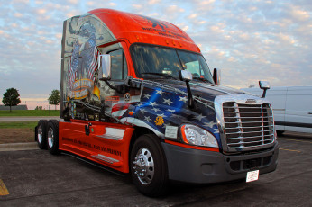 Картинка freightliner автомобили тяжелый тягач седельный грузовик