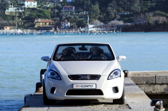 Картинка автомобили kia ed concept cabrio светлый ex-ceed