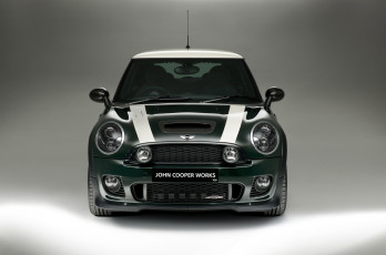 Картинка автомобили mini зеленый r56 50 world championship works cooper john