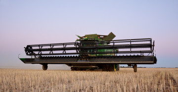 Картинка john+deere техника комбайны поле комбайн