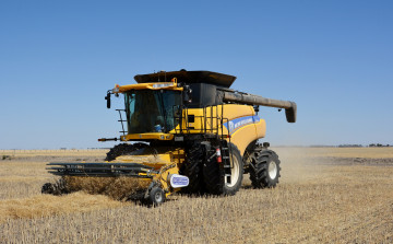 Картинка техника комбайны поле комбайн