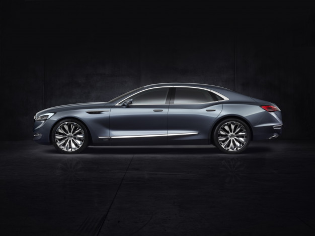 Обои картинки фото автомобили, buick, avenir, темный, 2015г, concept