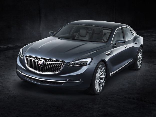Обои картинки фото автомобили, buick, темный, 2015г, concept, avenir