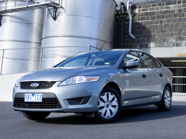 Обои картинки фото автомобили, ford, mondeo, серый, au-spec, hatchback