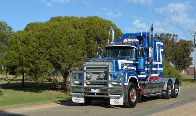 Обои картинки фото mack superliner, автомобили, mack, тягач, тяжелый, седельный, грузовик