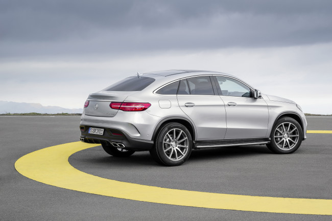 Обои картинки фото автомобили, mercedes-benz, mercedes-amg, серый, coupе, 2015г, c292, gle, 63