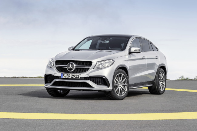 Обои картинки фото автомобили, mercedes-benz, серый, 2015г, c292, coupе, gle, 63, mercedes-amg