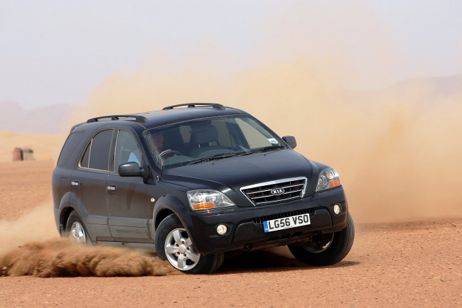 Обои картинки фото автомобили, kia, uk-spec, sorento, bl