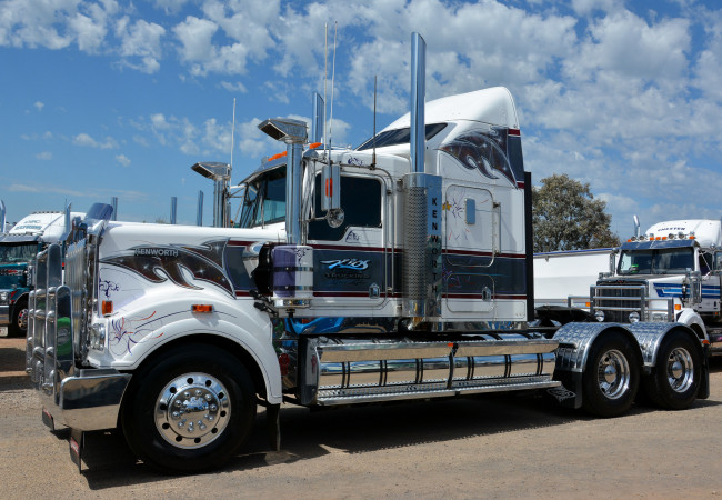 Обои картинки фото t909 kenworth, автомобили, kenworth, грузовик, седельный, тягач, тяжелый