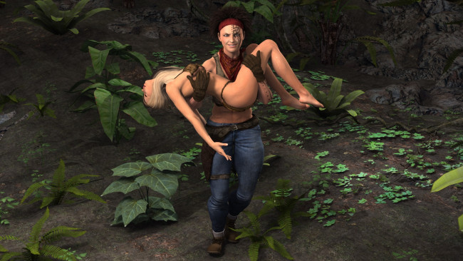 Обои картинки фото 3д графика, фантазия , fantasy, девушка, фон, взгляд