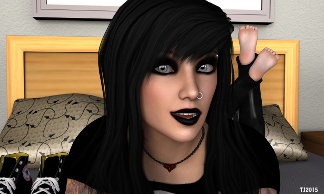 Обои картинки фото 3д графика, люди , people, фон, взгляд, девушка