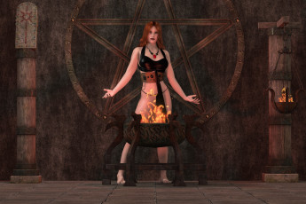 Картинка 3д+графика фантазия+ fantasy фон взгляд девушка