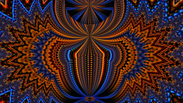 Картинка 3д+графика фракталы+ fractal фон узор цвета