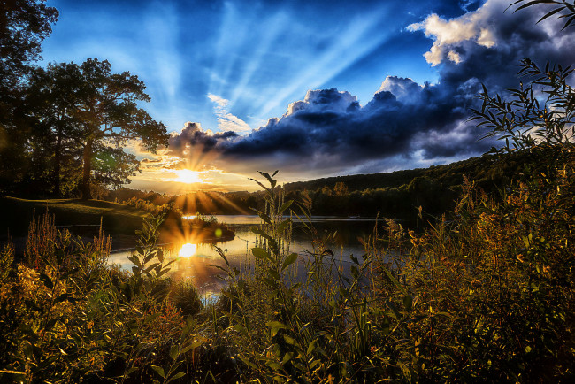 Обои картинки фото природа, восходы, закаты, рассвет